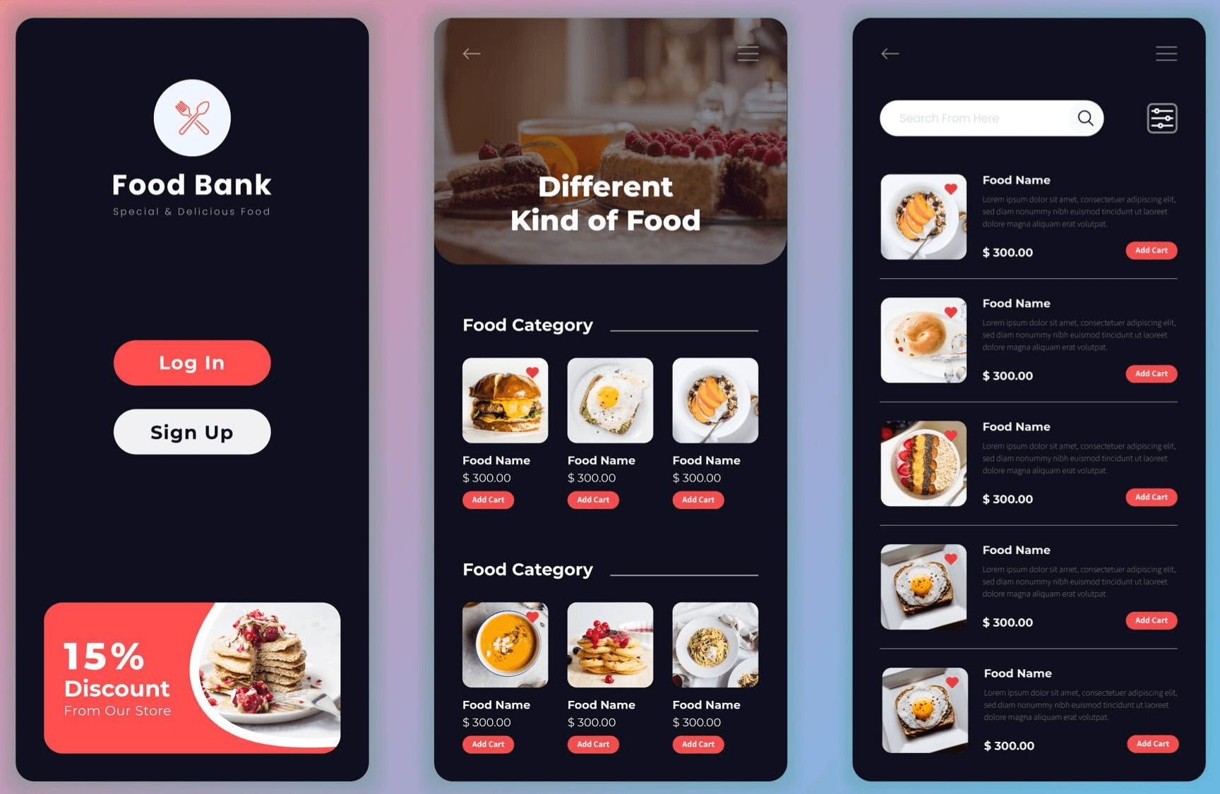 React Native Food Delivery Mobile Application